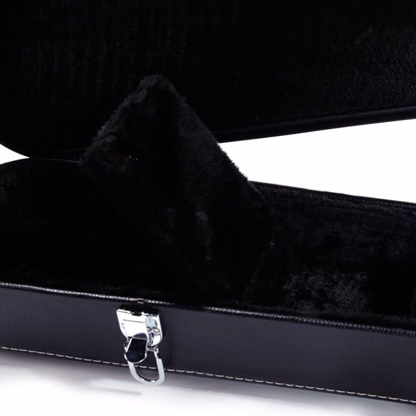 Black Molded Hard Case for Electric Guitar F791812