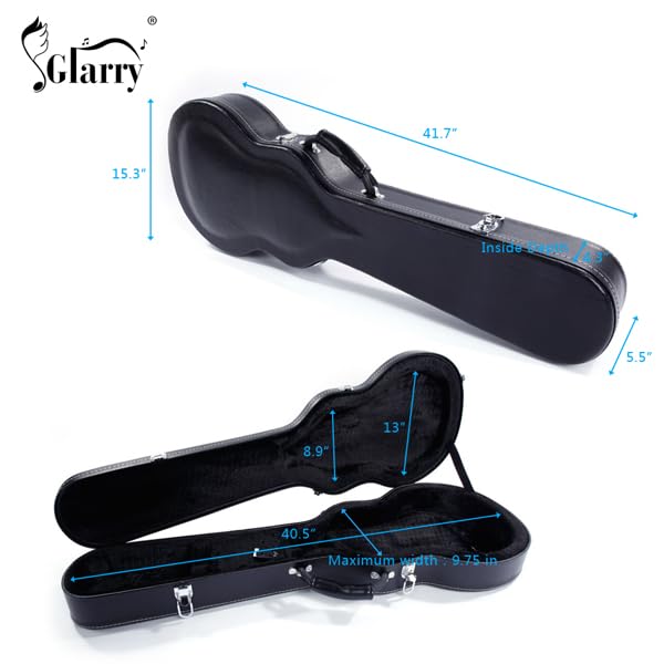 Black Molded Hard Case for Electric Guitar F791812