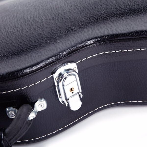 Black Molded Hard Case for Electric Guitar F791812
