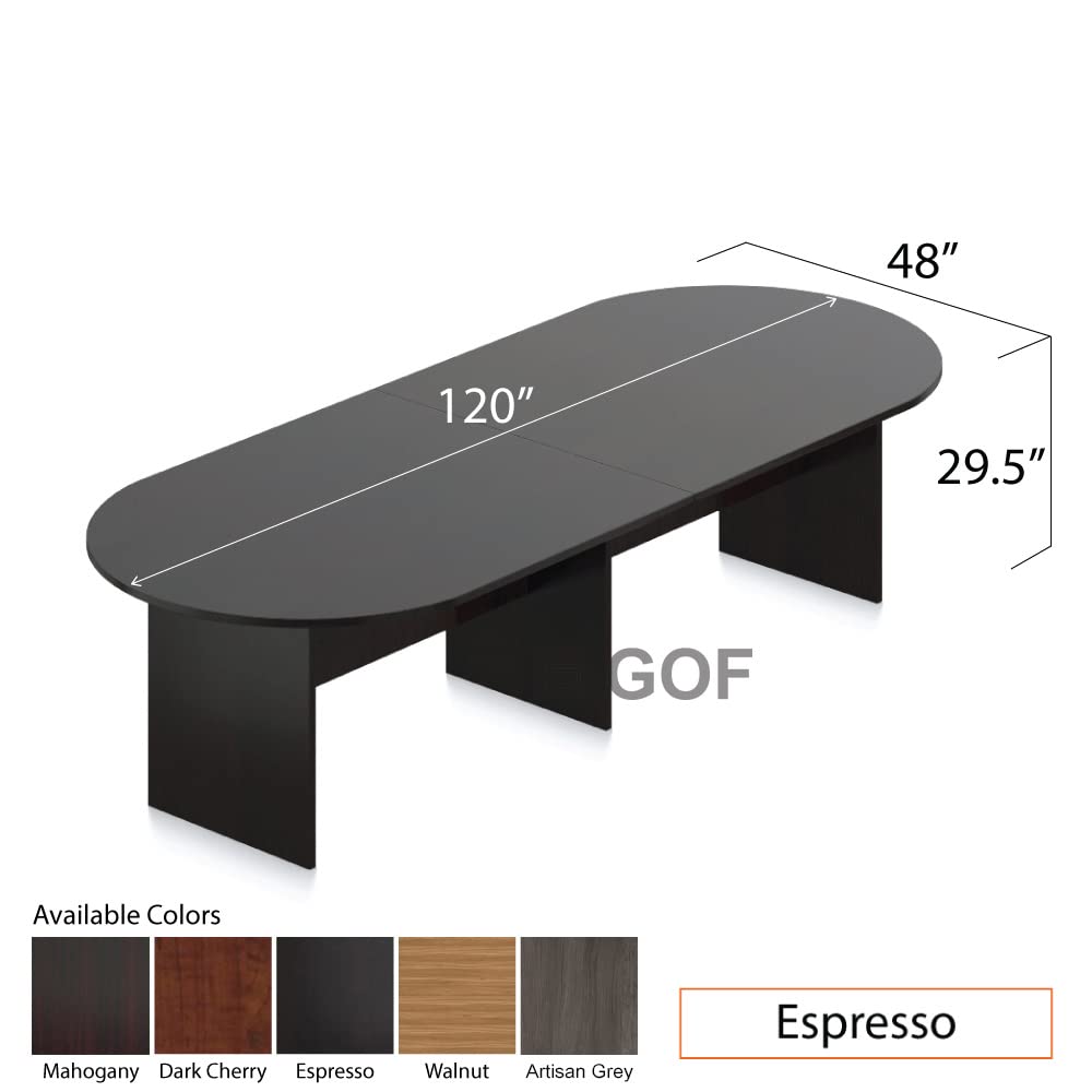 10 ft Conference Table and Chairs Set N634