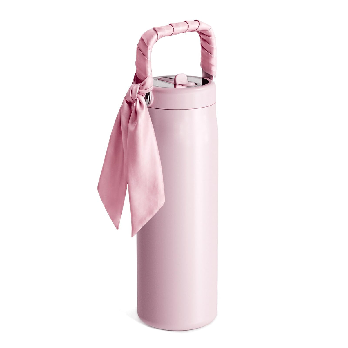 24 oz Insulated Tumbler with Flip Straw and Handle V449306