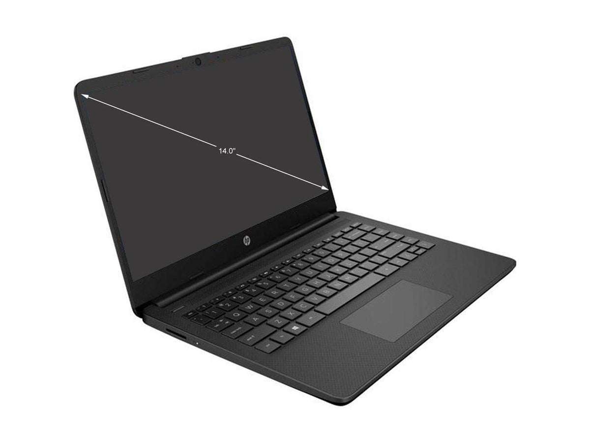 14-inch Laptop, Intel Celeron N4020, 4 GB RAM, 64 GB Storage, Windows 11 Home, Jet Black Q657