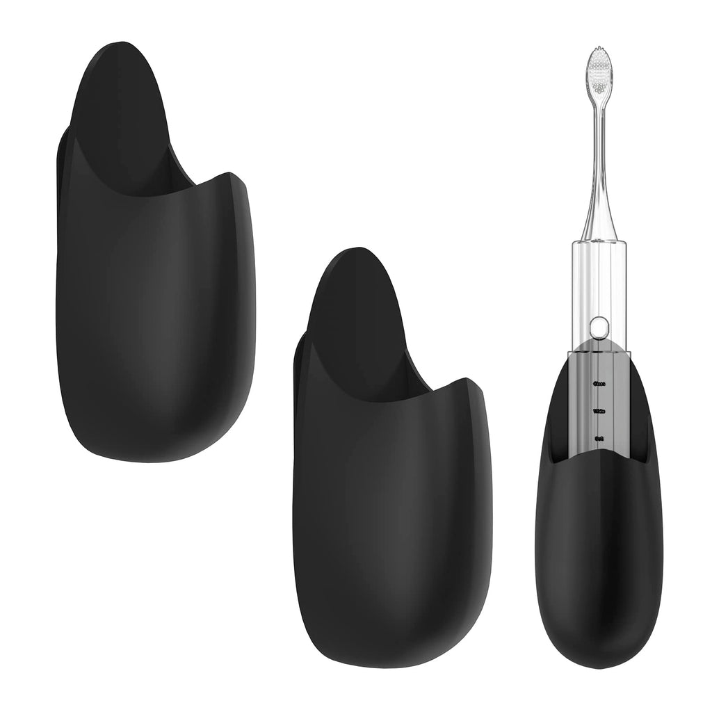 2 Pack Wall Mounted Silicone Electric Toothbrush Holder K18414