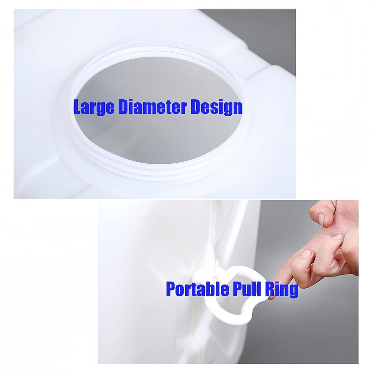 15L White Plastic Water Storage Tank T75788