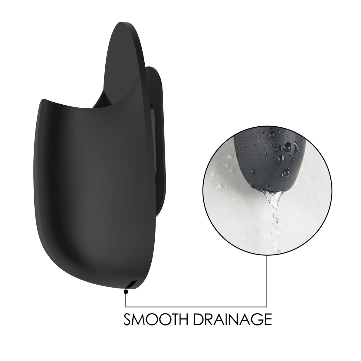 2 Pack Wall Mounted Silicone Electric Toothbrush Holder K18414