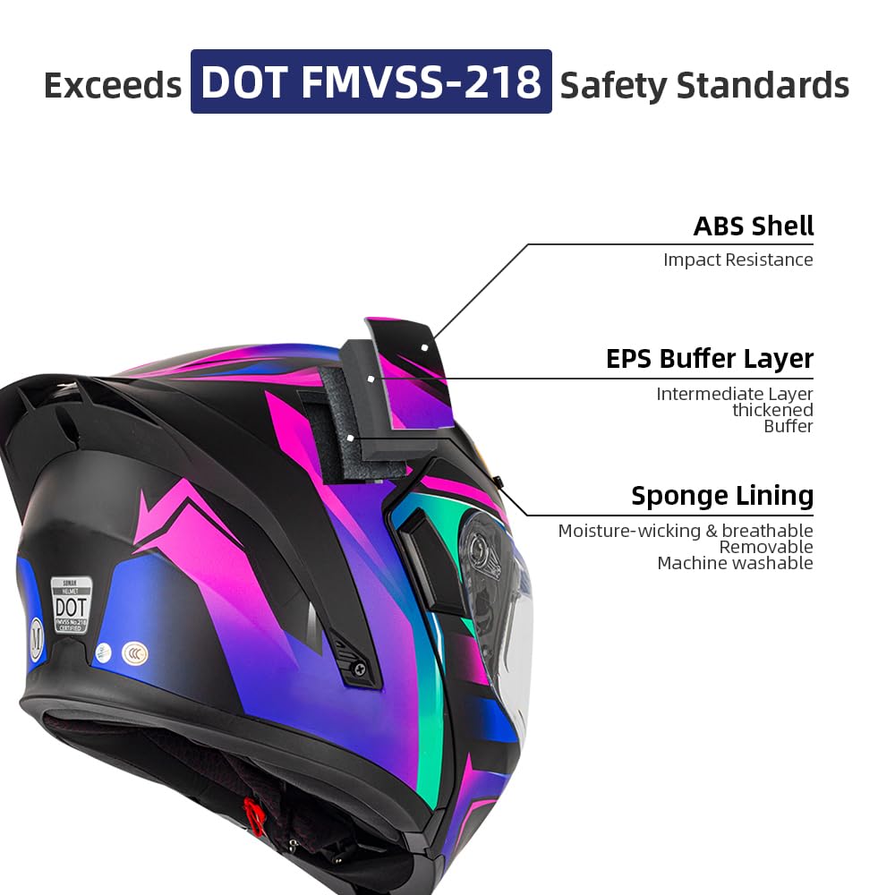 Modular Motorcycle Helmets with Bluetooth I284
