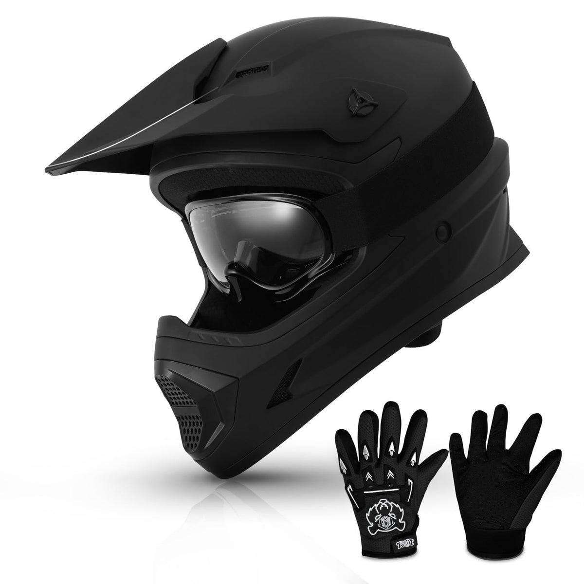 Kids DOT Approved Full Face Motocross Helmet H648582