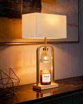 2 in 1 Gold Table Lamp with Candle Warmer S40274