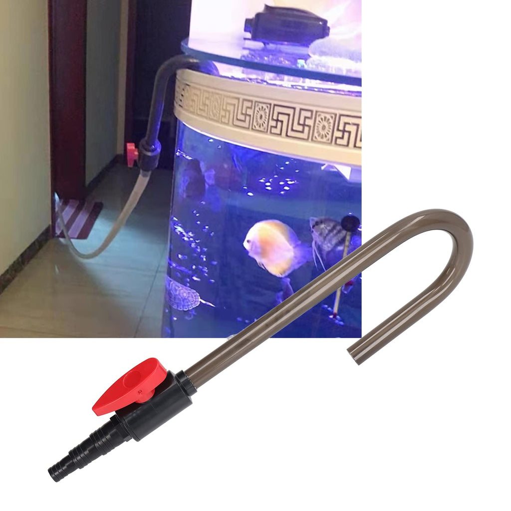 Aquarium Water Filler Tube Wall Mounted Automatic Top Off Refiller Pipe with Control Valve S257347