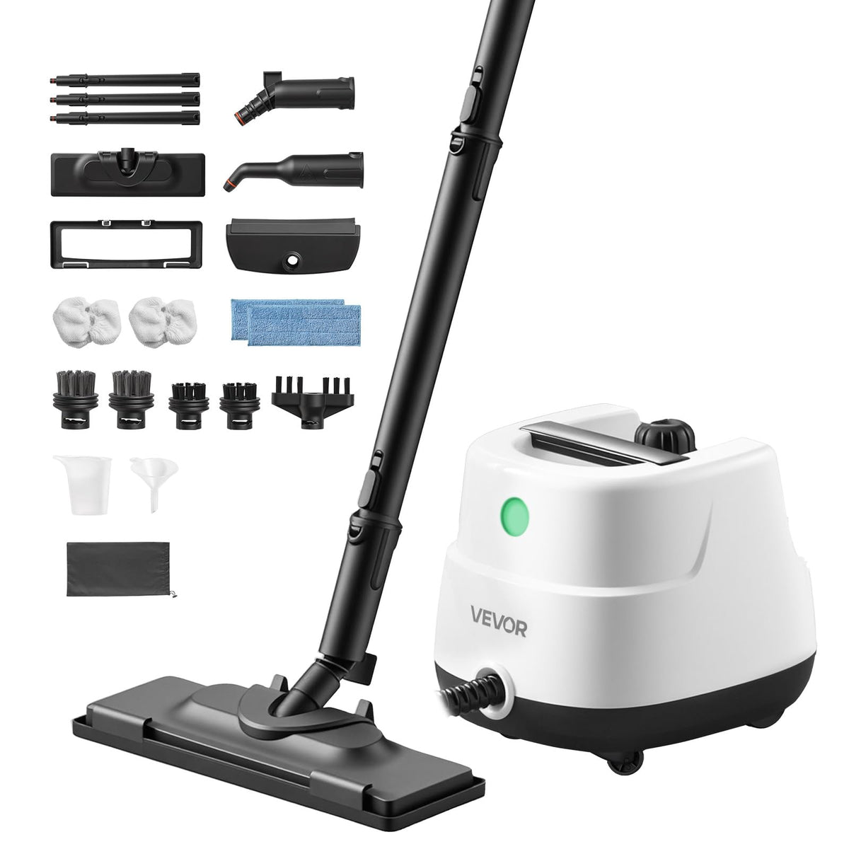 Portable Canister Steam Cleaner with 20 Accessories X90094