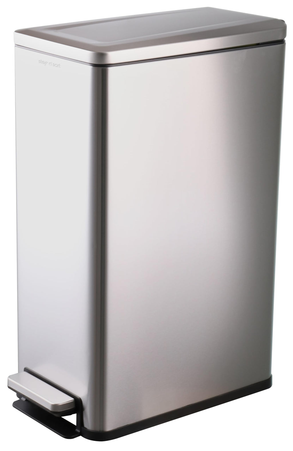 43L Dual Recycling Bin Stainless Steel W371436