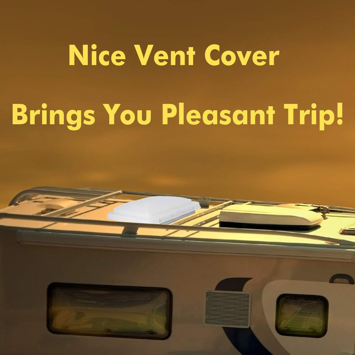 White RV Vent Lid Replacements 2-Pack A66281