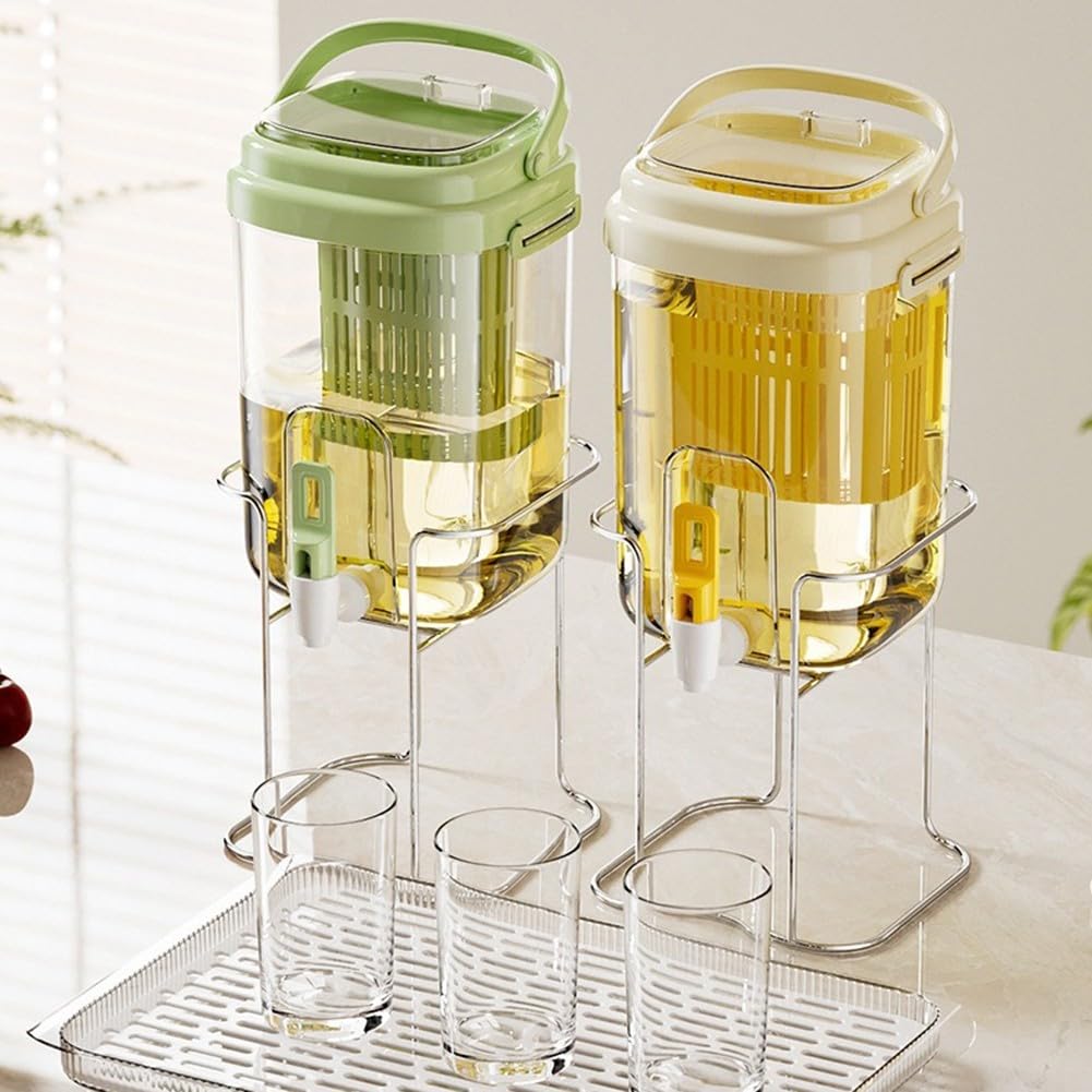Cold Water Pitcher with Faucet and Tea Infuser D9921