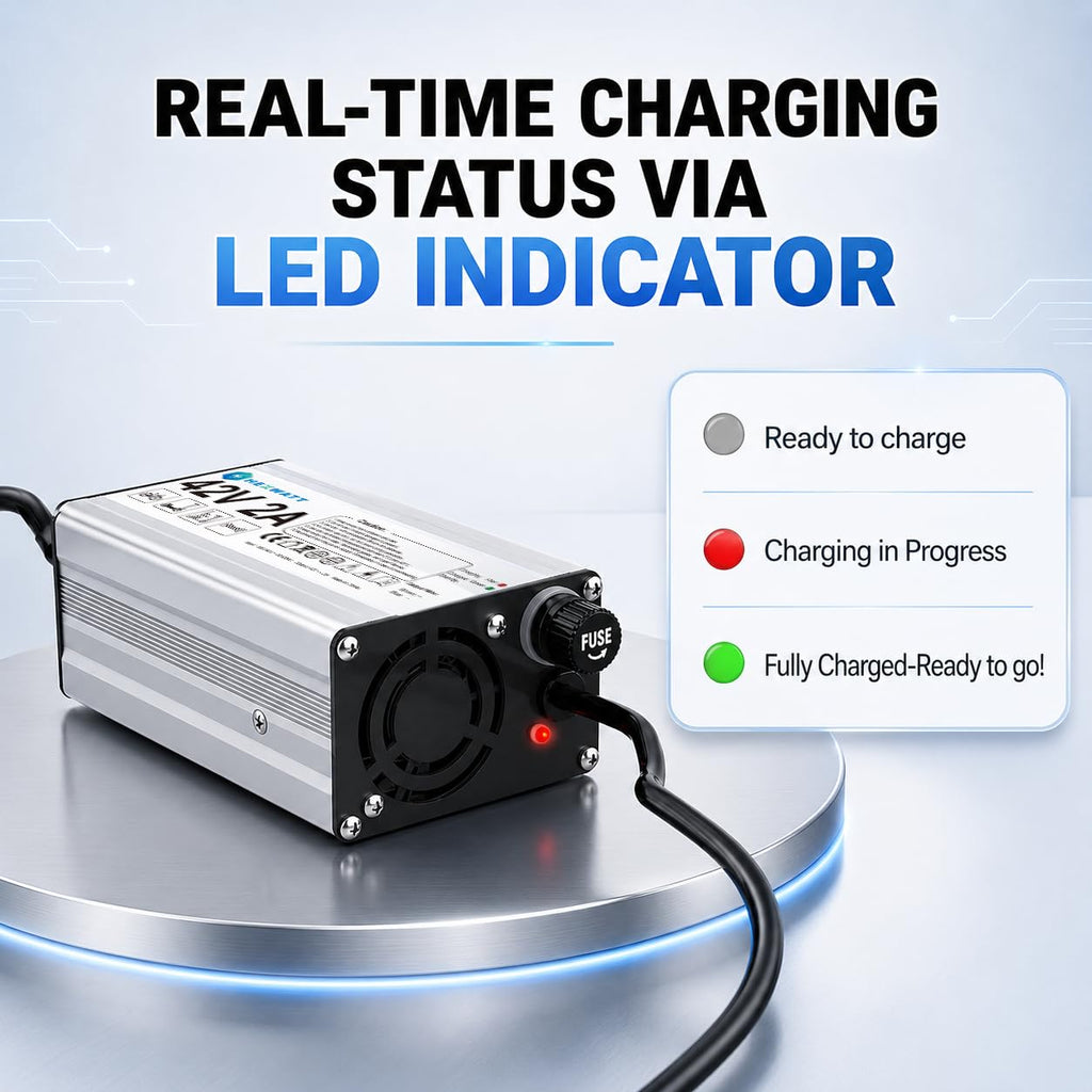 42V 2A Electric Scooter & Ebike Charger U439