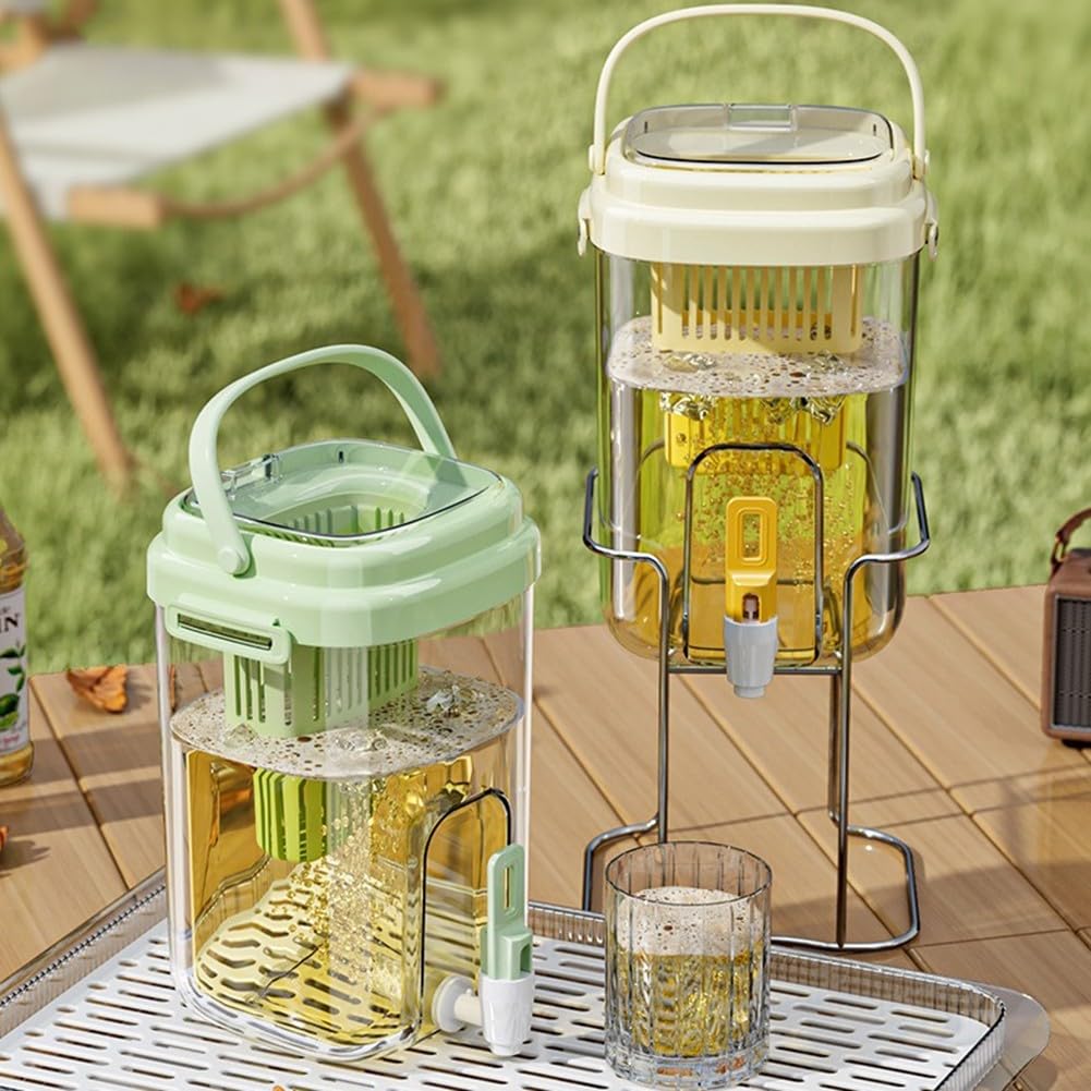 Cold Water Pitcher with Faucet and Tea Infuser D9921