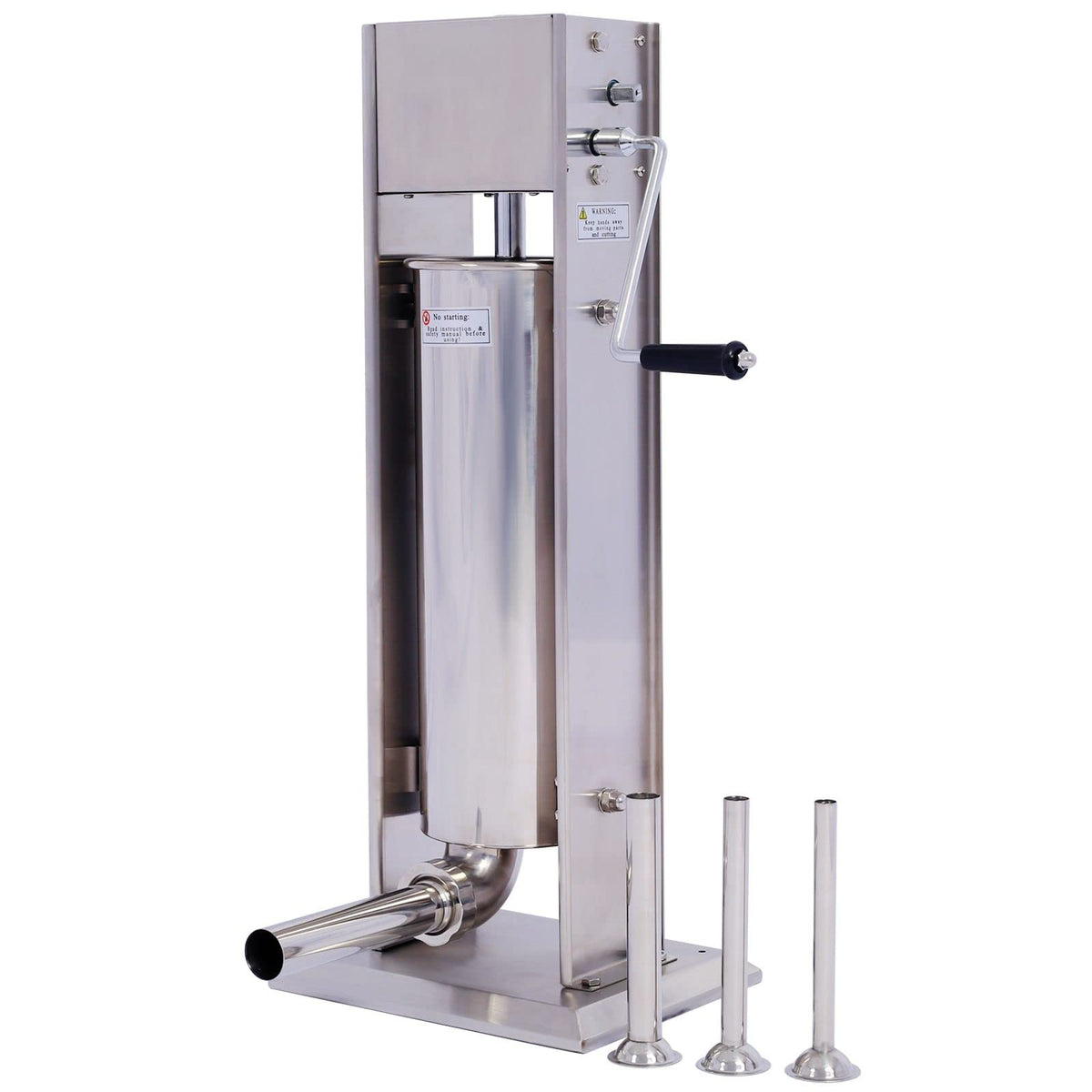 Stainless Steel 2 Speed Vertical Sausage Stuffer with 4 Nozzles T465
