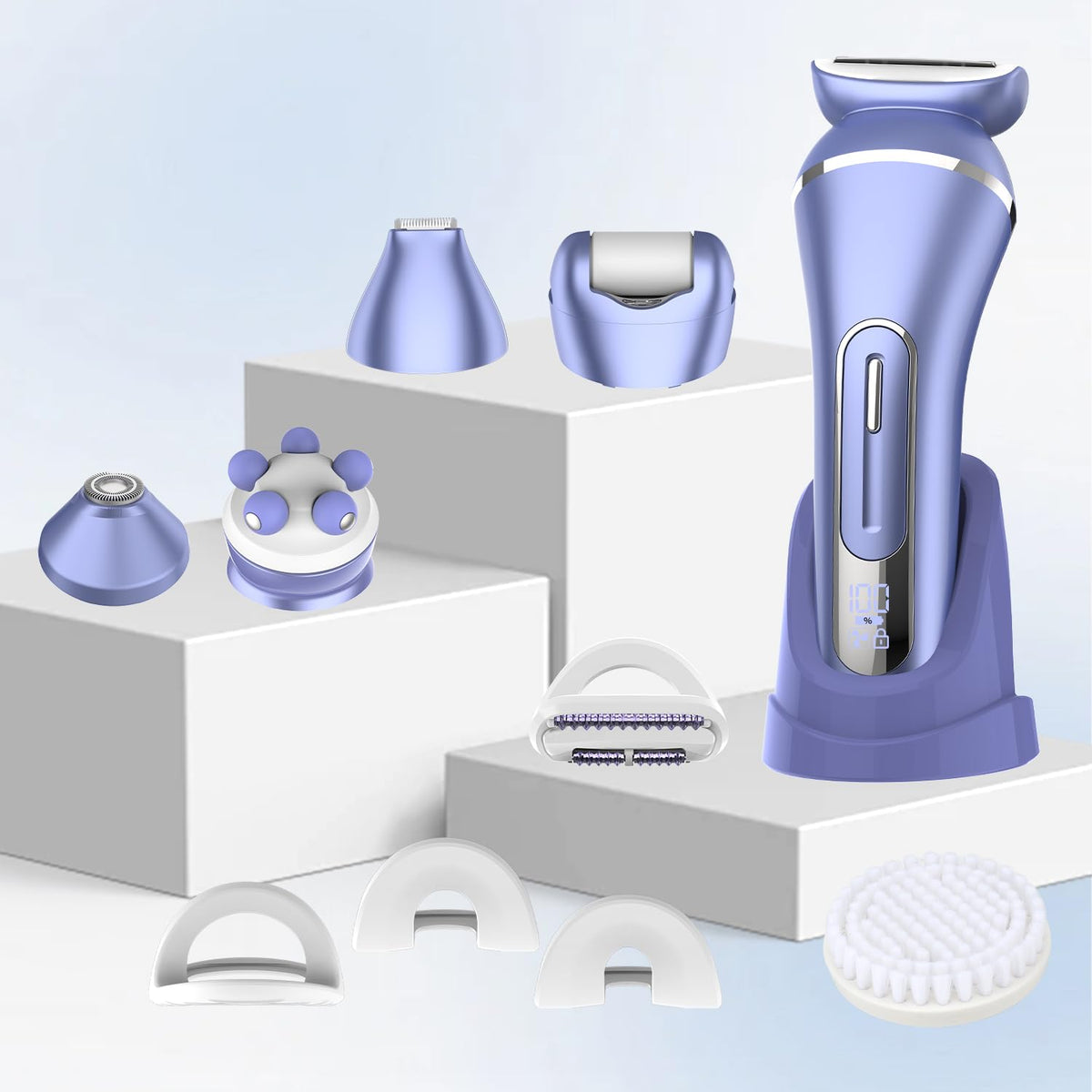7 in 1 IPX7 Waterproof Electric Shavers Hair Removal Kit K622763