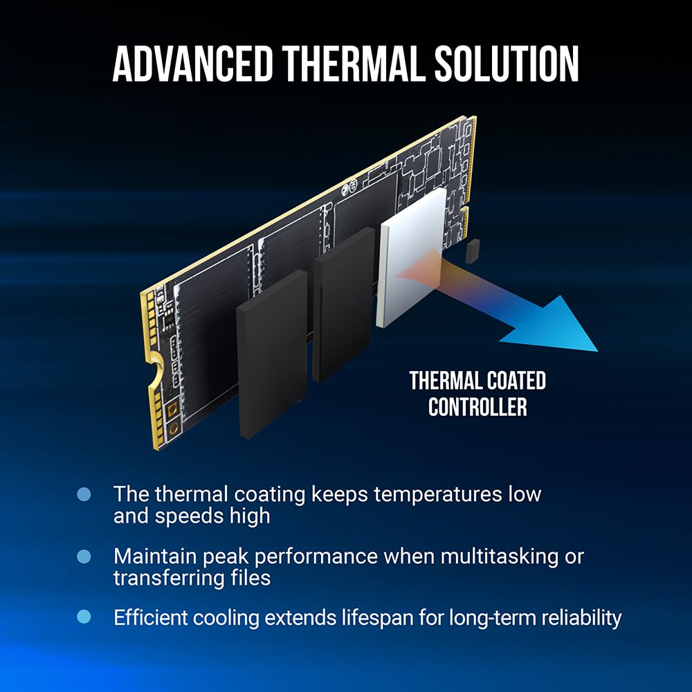 2TB PCIe Gen4 x4 NVMe M.2 2280 Internal SSD Q101