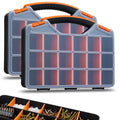 18-Compartment Portable Plastic Hardware Organizer Box L933