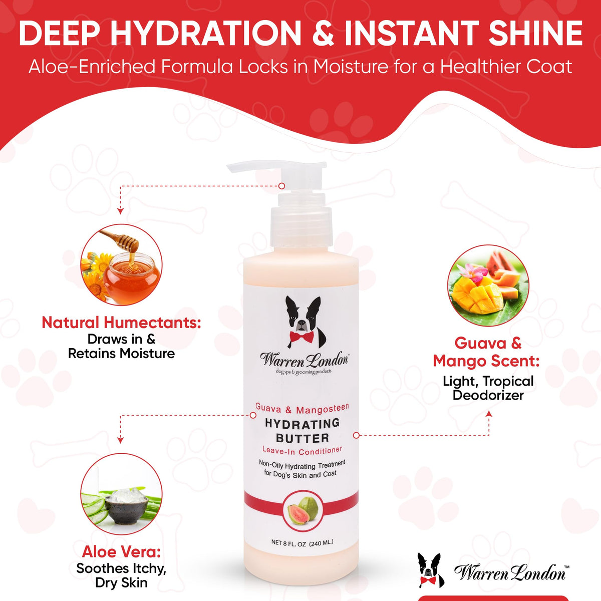 Hydrating Leave in Dog Conditioner 8oz I667572