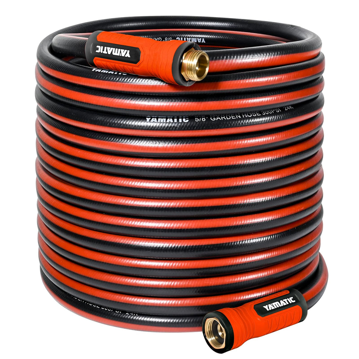100ft Garden Hose 5/8in I.D. with Swivel Brass Handle A282991