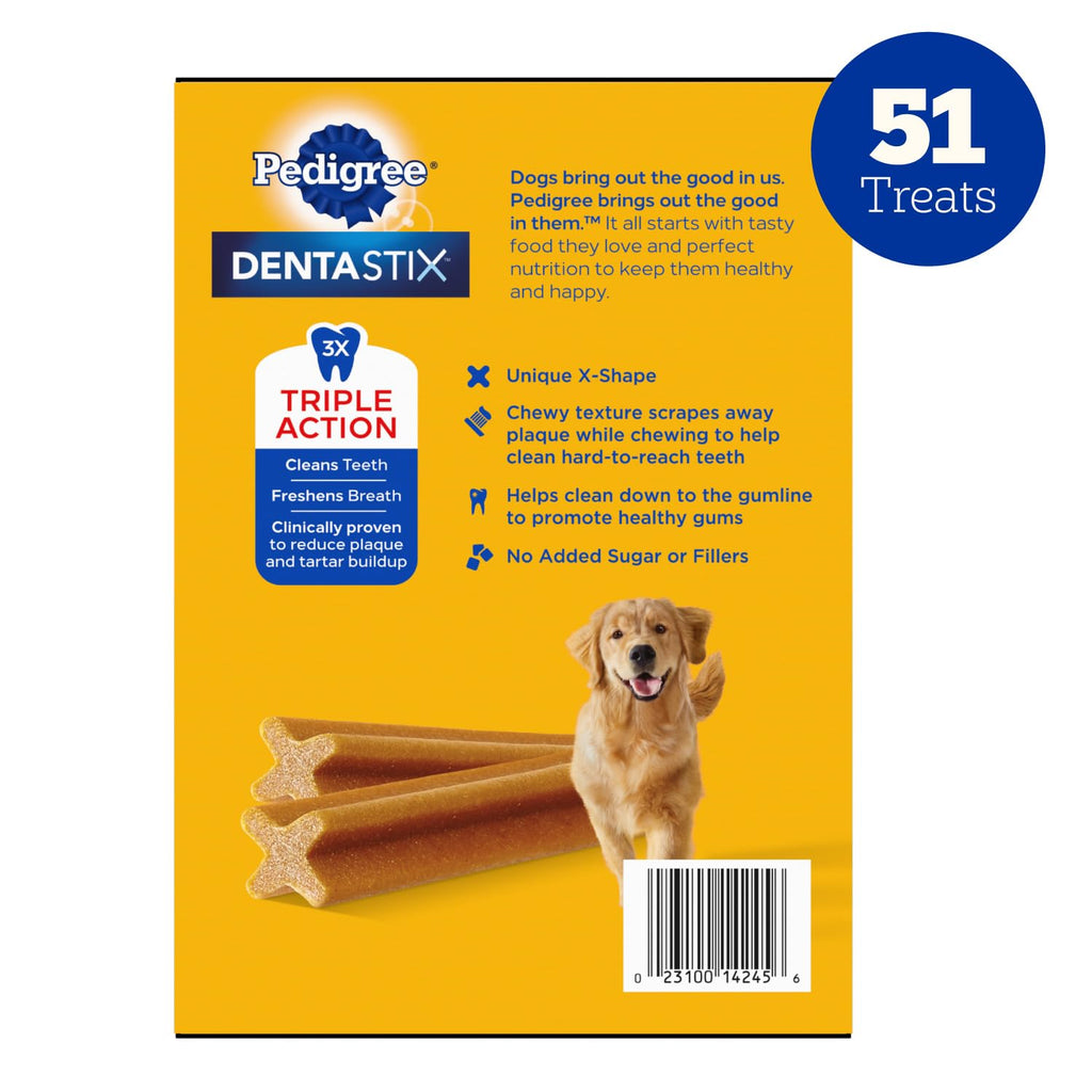 Large Breed Dental Dog Treats, 51 Count Q290