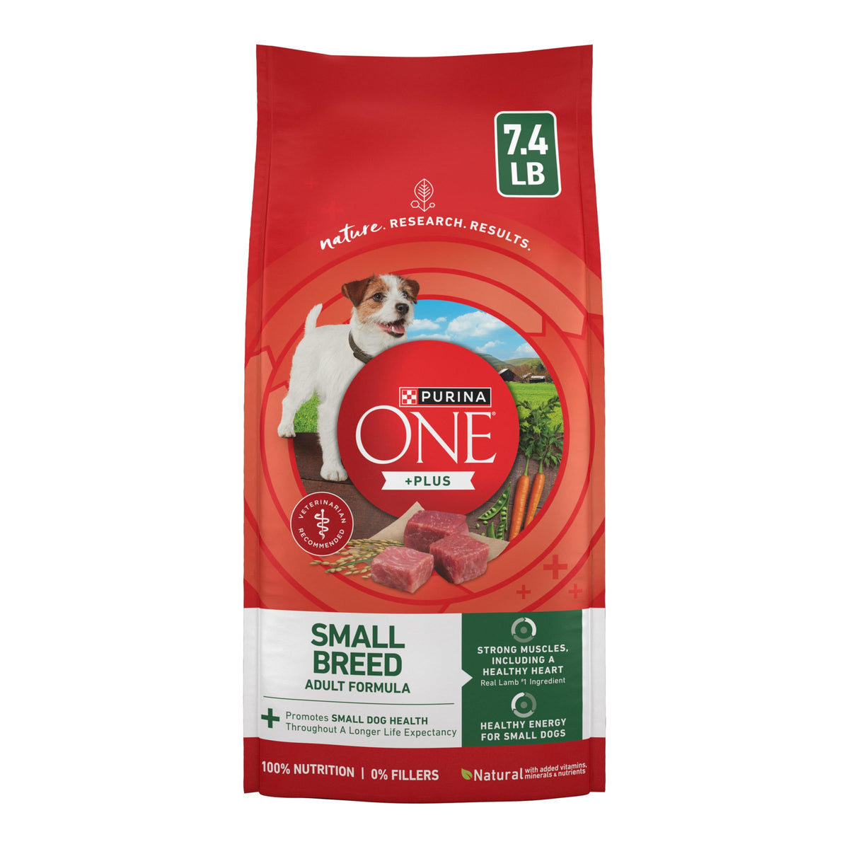 High Protein Dry Dog Food, Lamb, 7.4 lb Bag C16950
