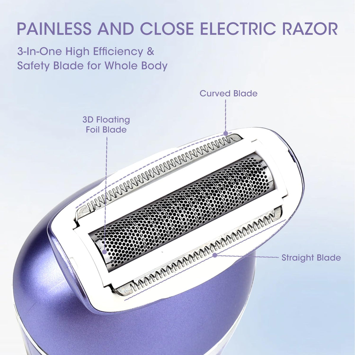 7 in 1 IPX7 Waterproof Electric Shavers Hair Removal Kit K622763