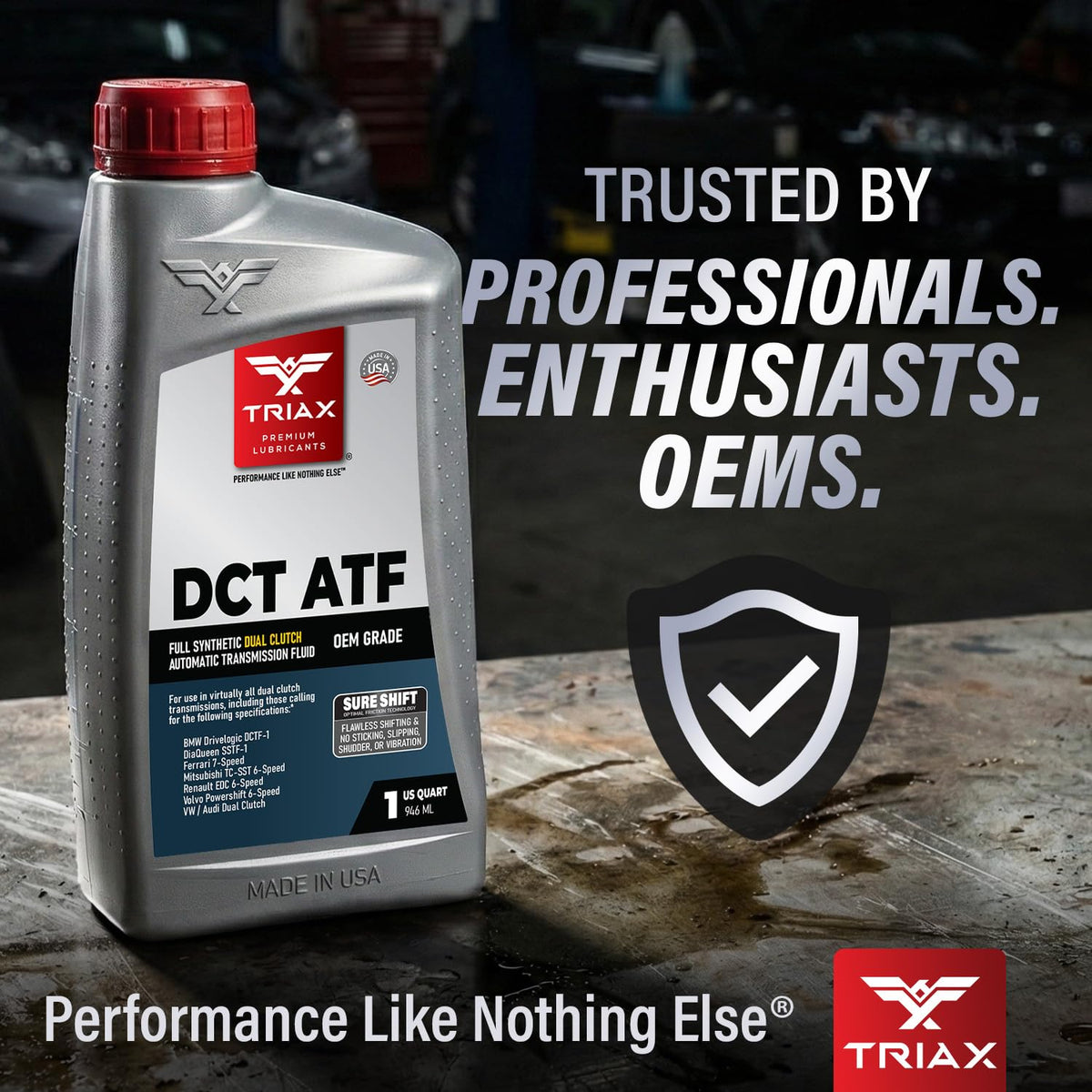 Full Synthetic Dual Clutch Automatic Transmission Fluid 1 Quart H67447