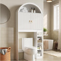 White Over the Toilet Storage Cabinet with Adjustable Shelf N7523