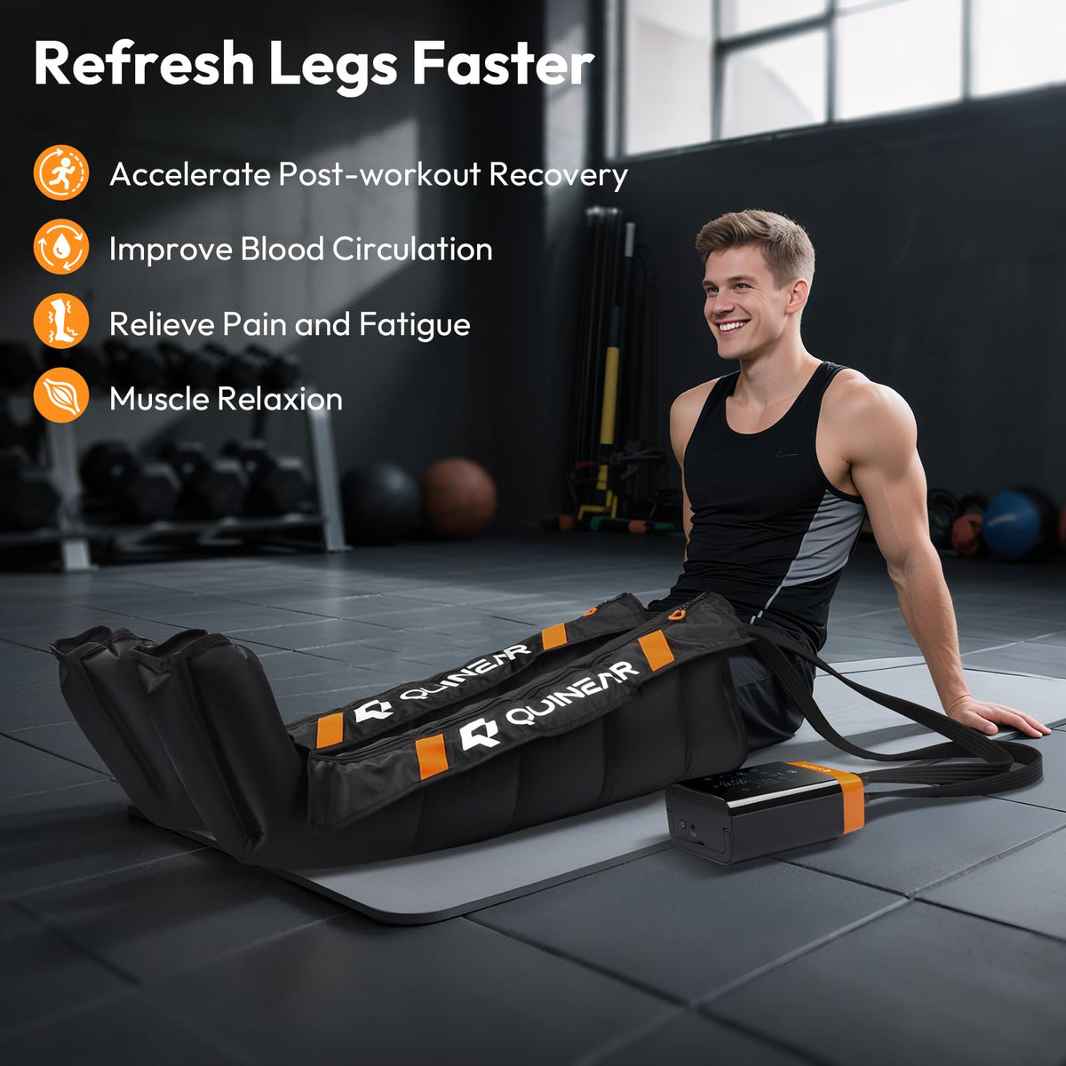 Cordless Compression Boots Leg Massager G943