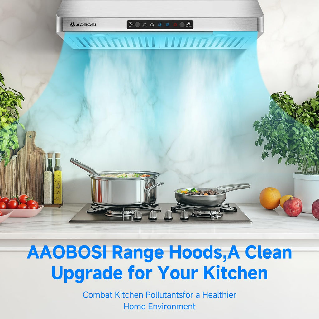 30 Inch Stainless Steel Under Cabinet Range Hood K901