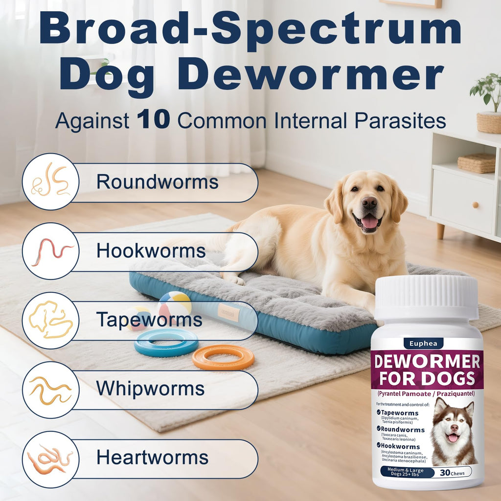7-Way Dewormer for Dogs, 30 Tablets B4744