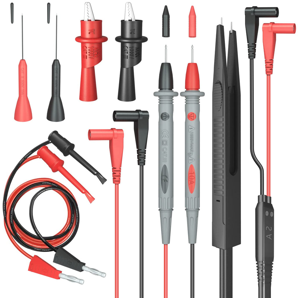 Multimeter Test Leads Set with Alligator Clips Z611592