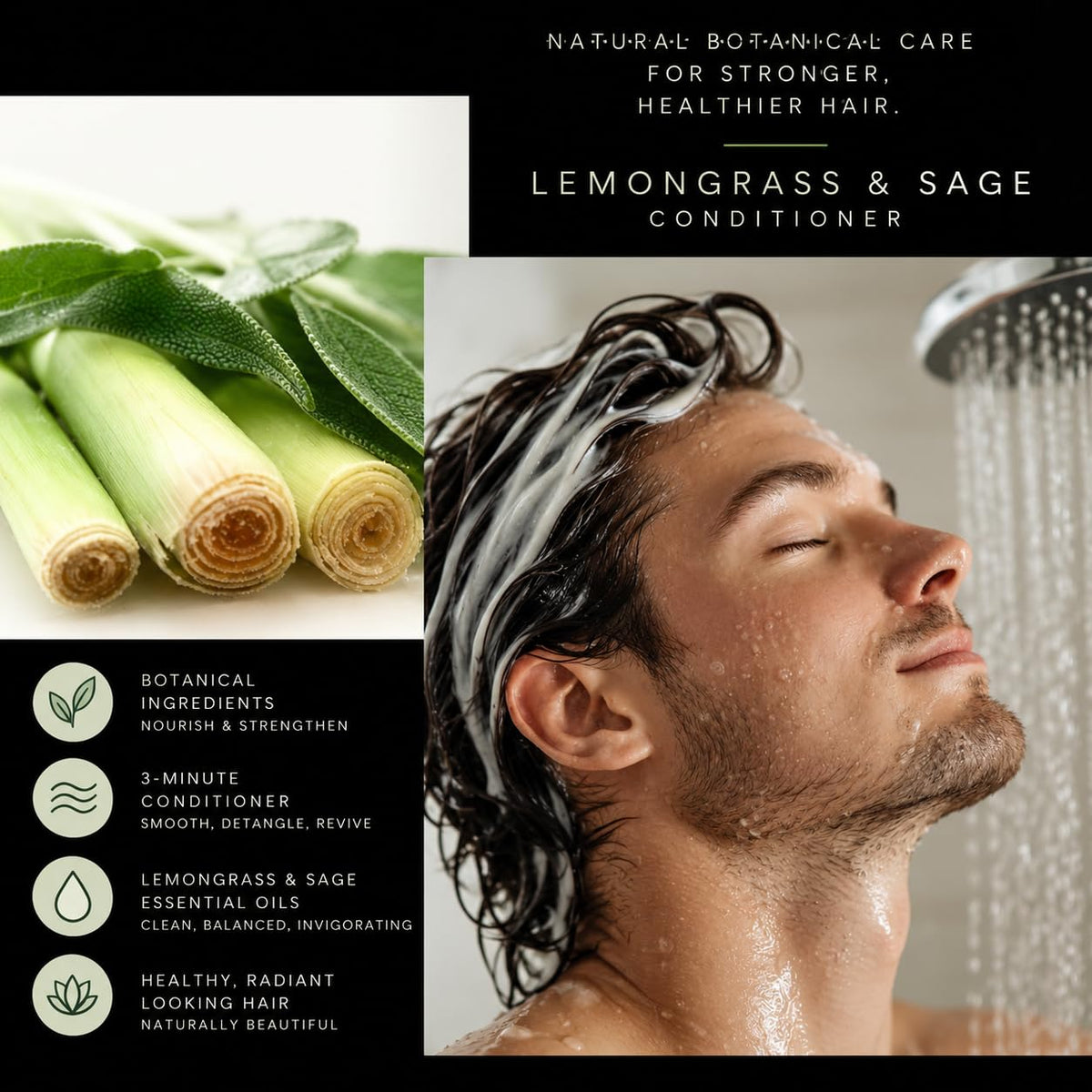 Sulfate-Free Shampoo & Conditioner Set 8 oz H90335