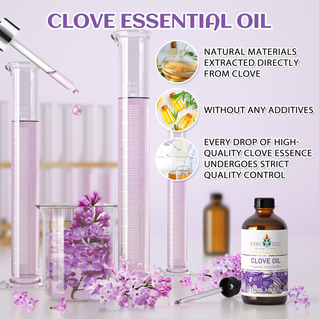 Clove and Lavender Essential Oil 4 Fl Oz E765