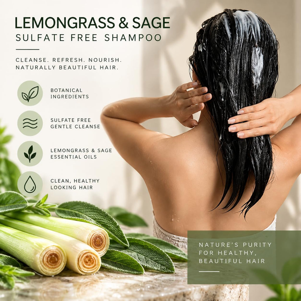 Sulfate-Free Shampoo & Conditioner Set 8 oz H90335