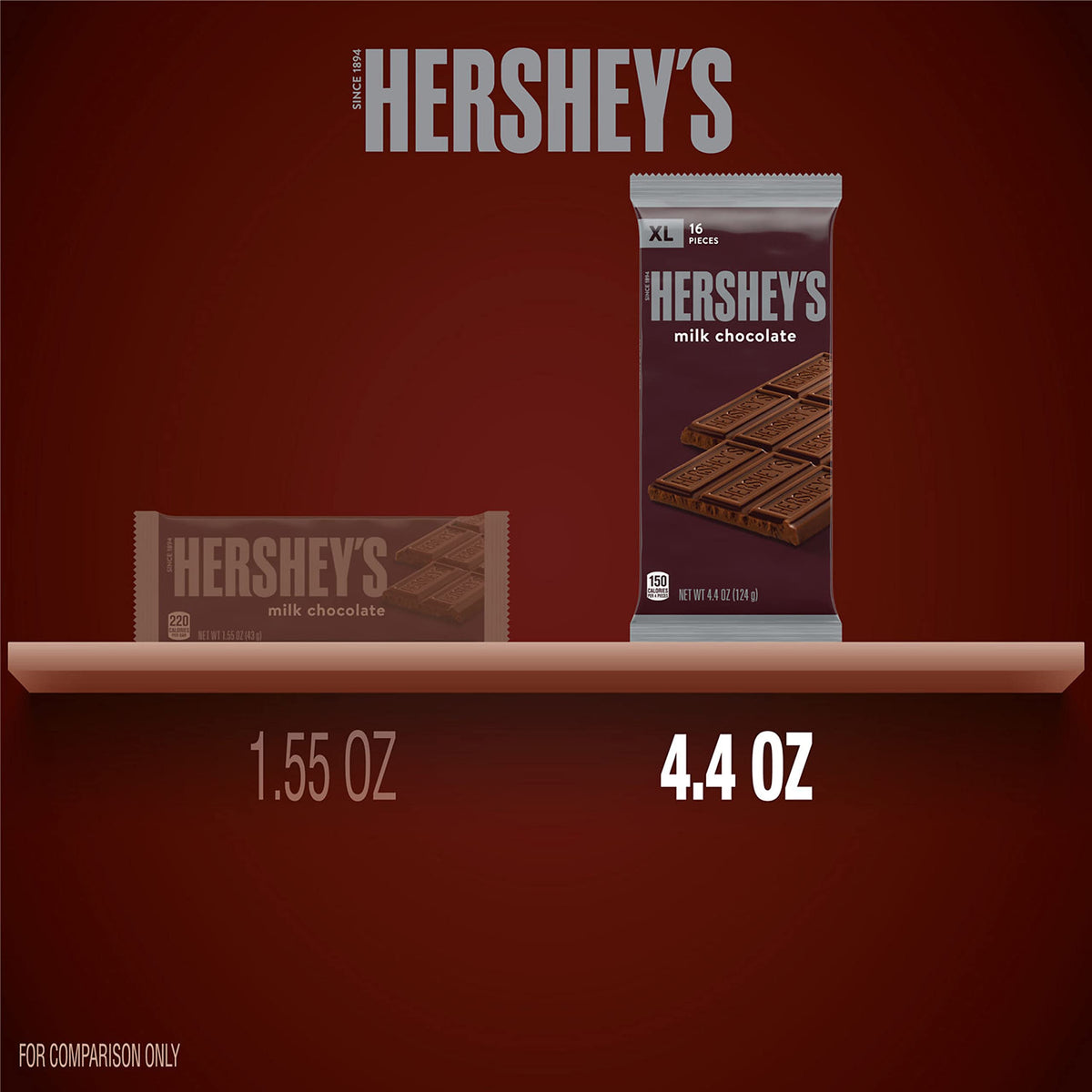 Milk Chocolate Candy Bars 4.4 oz 12 ct S8899