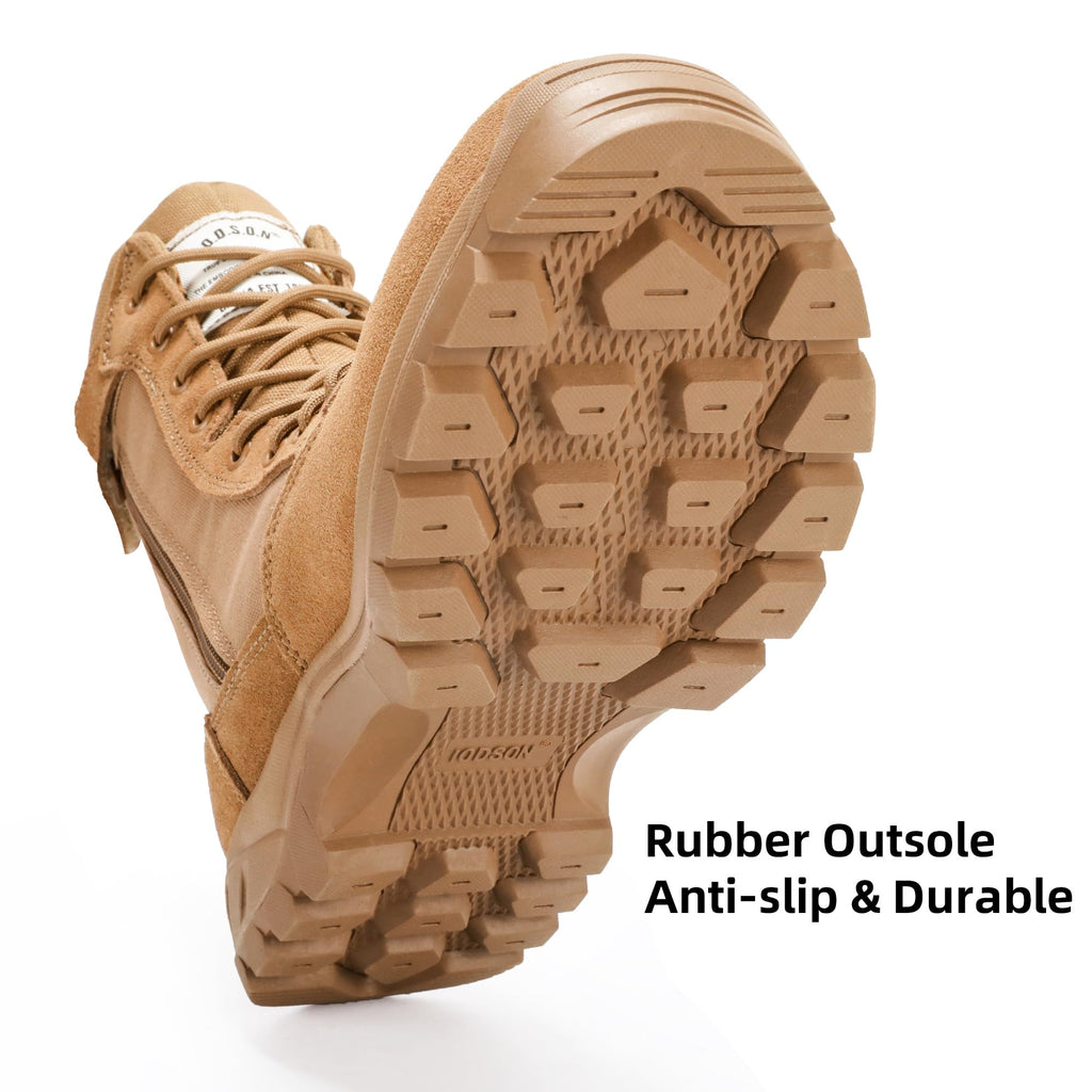 Men's 8 Inch Lightweight Tactical Work Boots E866