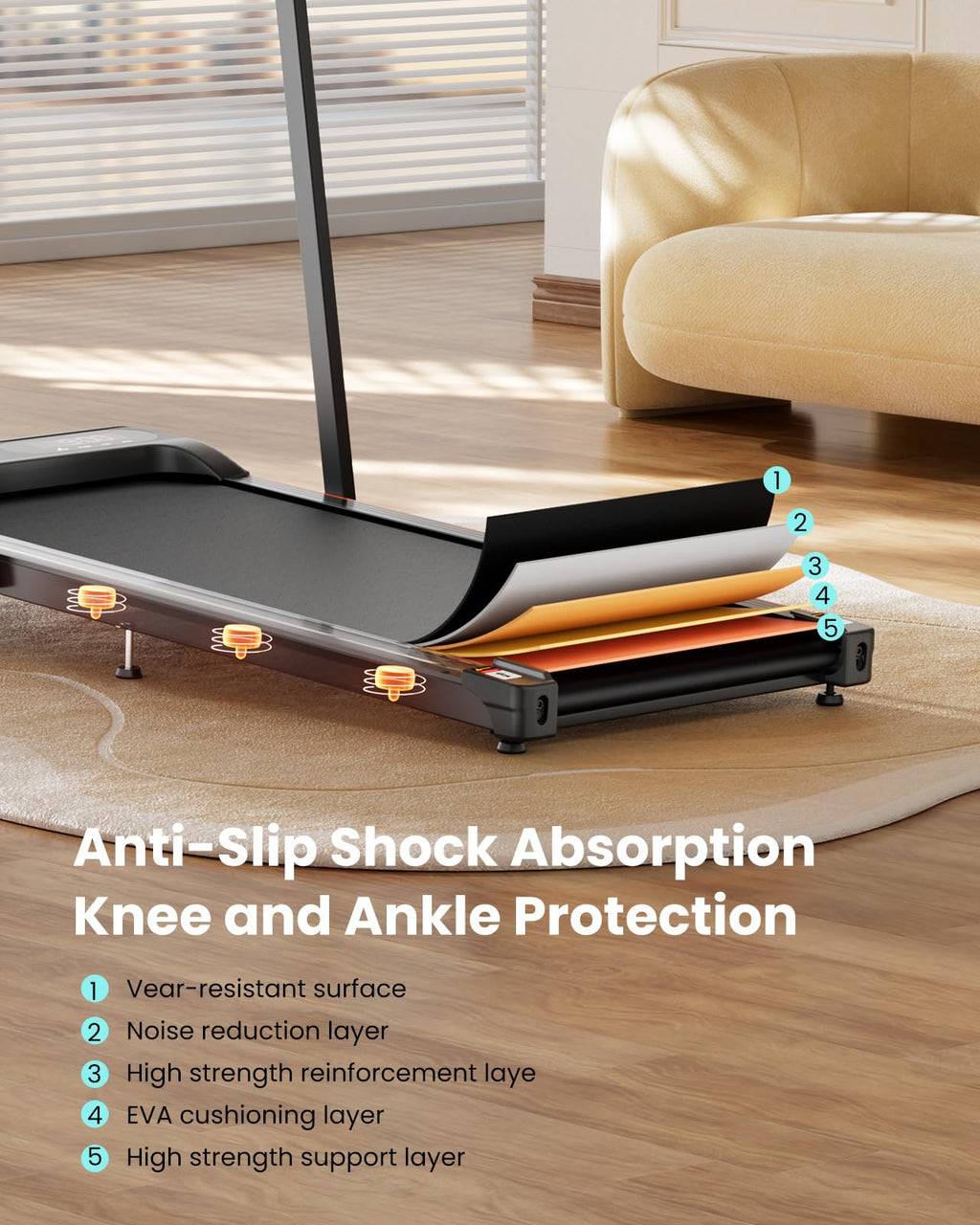 Incline Under Desk Treadmill B308