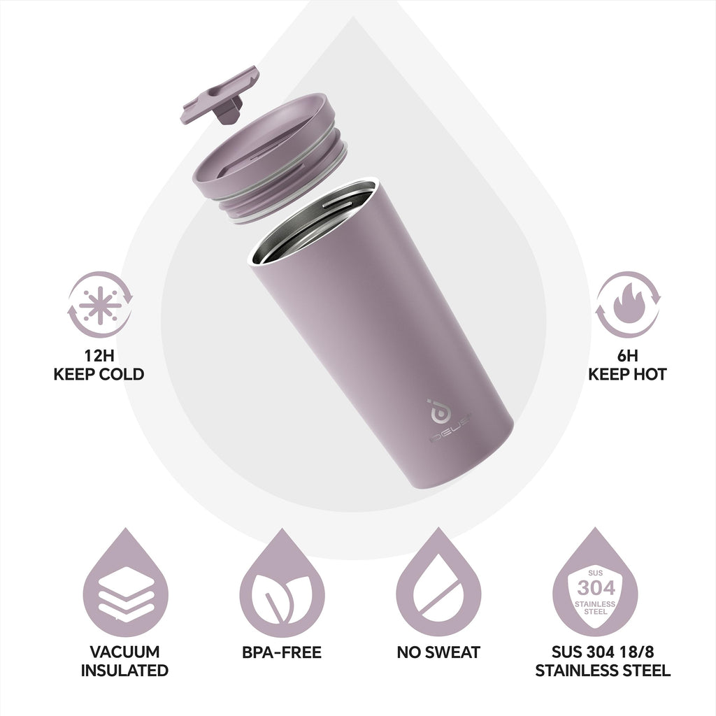 17 oz Stainless Steel Insulated Travel Coffee Mug Z187