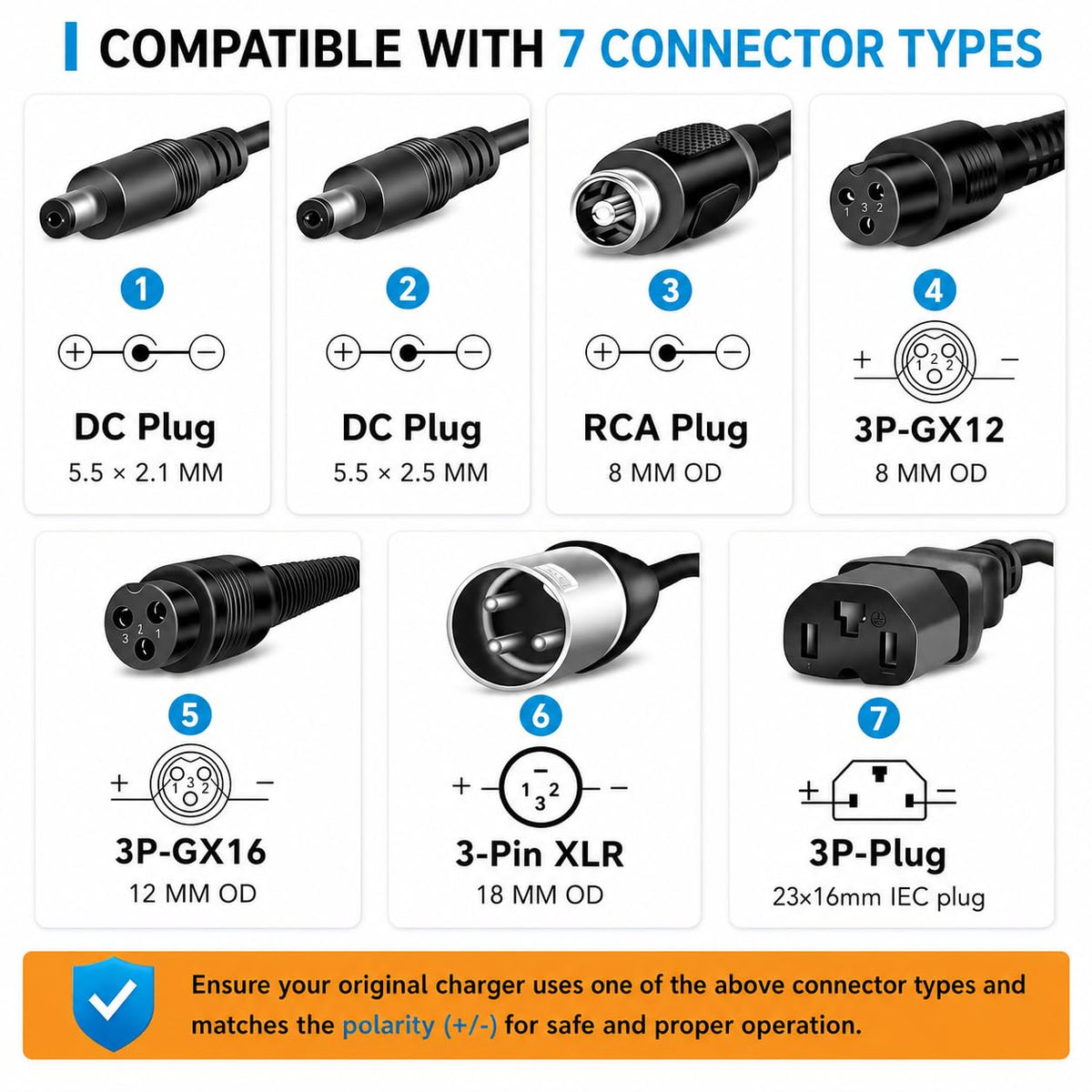42V 2A Electric Scooter & Ebike Charger U439