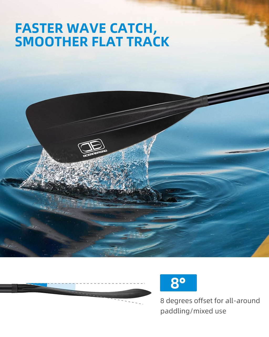 Adjustable Aluminum Alloy SUP Paddle C5263