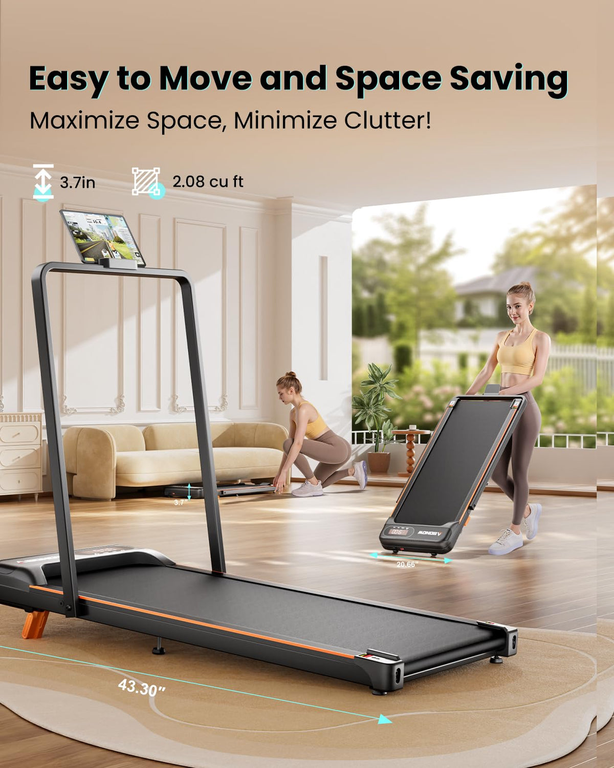 Incline Under Desk Treadmill B308