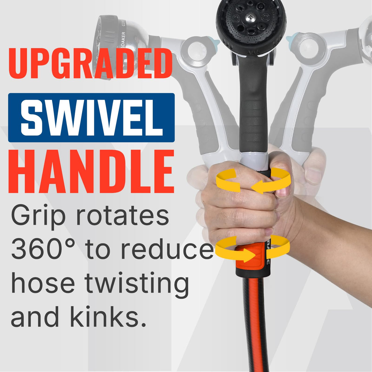 100ft Garden Hose 5/8in I.D. with Swivel Brass Handle A282991