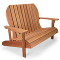 Adirondack Loveseat with Curved Armrests B999