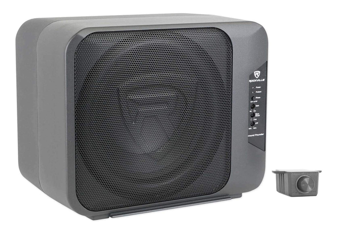 Dual 10.5" Powered Car Subwoofer V74747