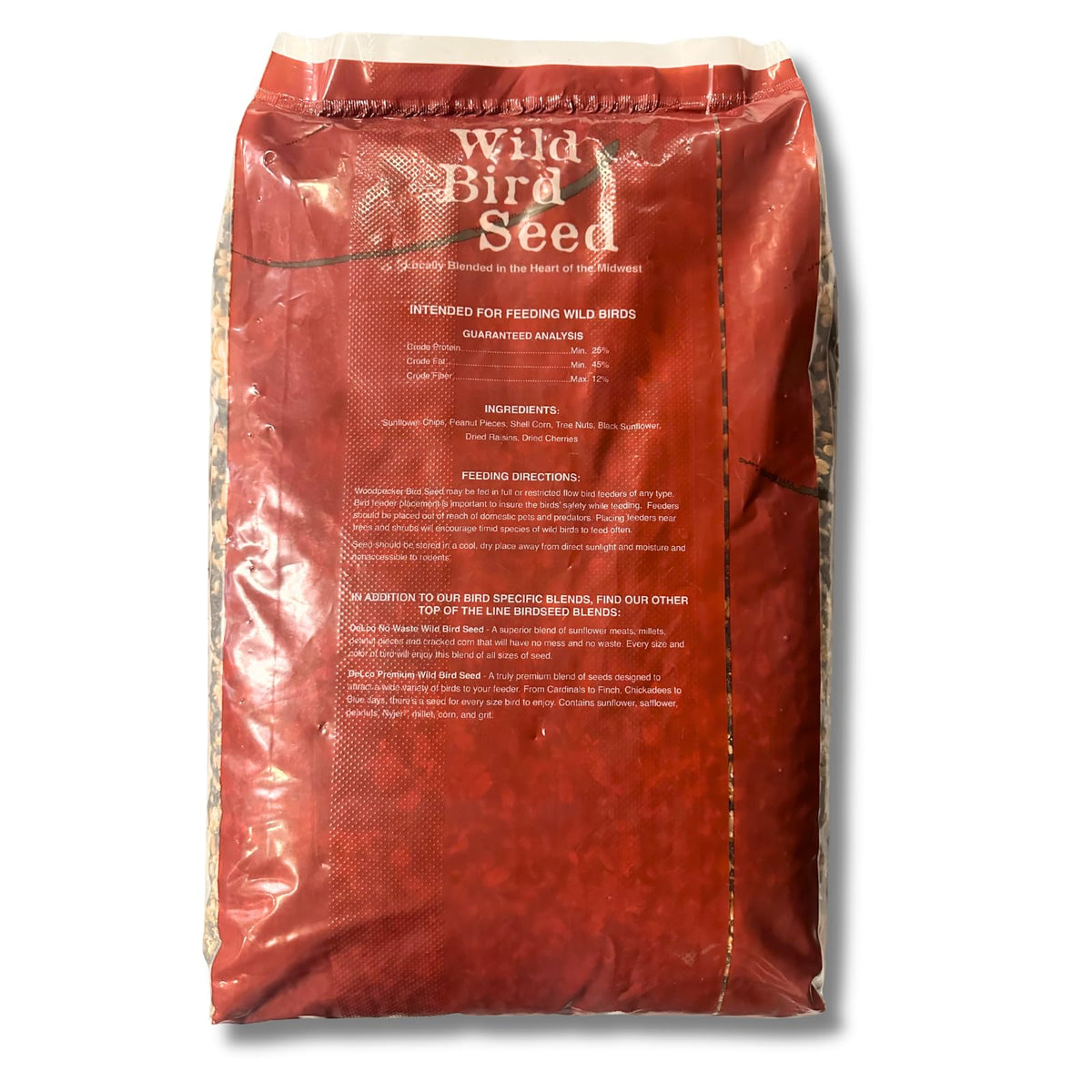 Wild Bird Seed 20 lb Bag Fruit & Nut with Sunflowers Q808929