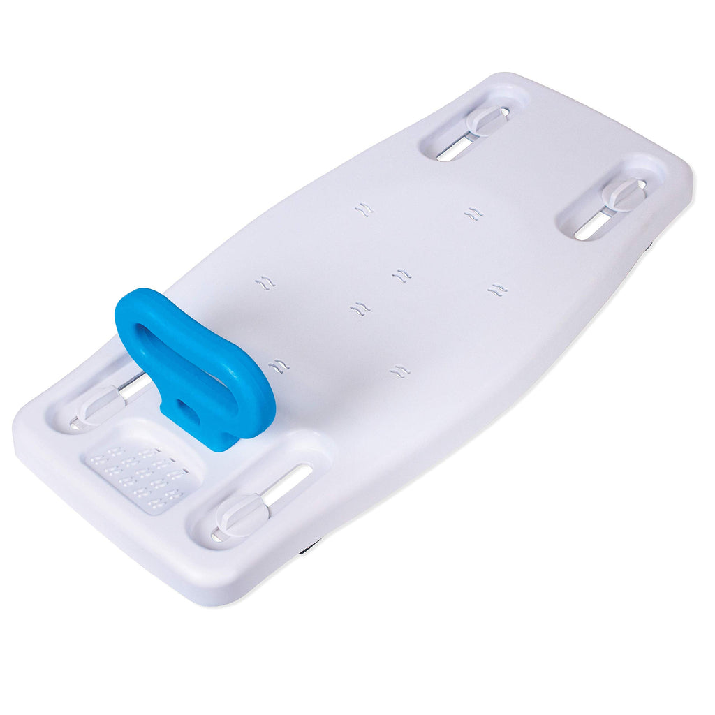 Portable Shower Bench with Adjustable Width and 300 Pound Weight Capacity D75749