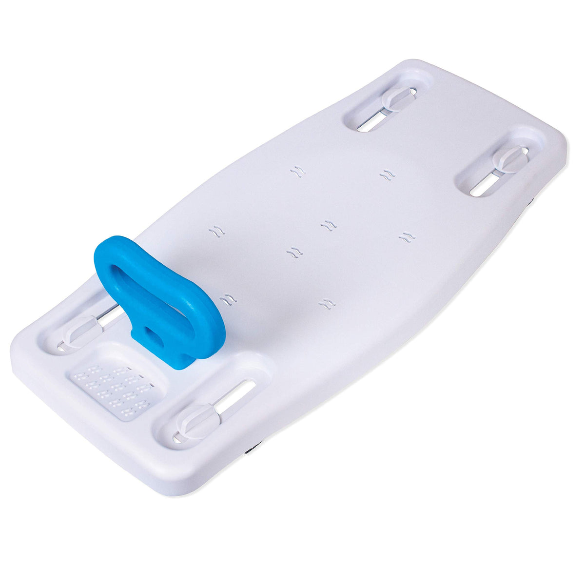 Portable Shower Bench with Adjustable Width and 300 Pound Weight Capacity D75749